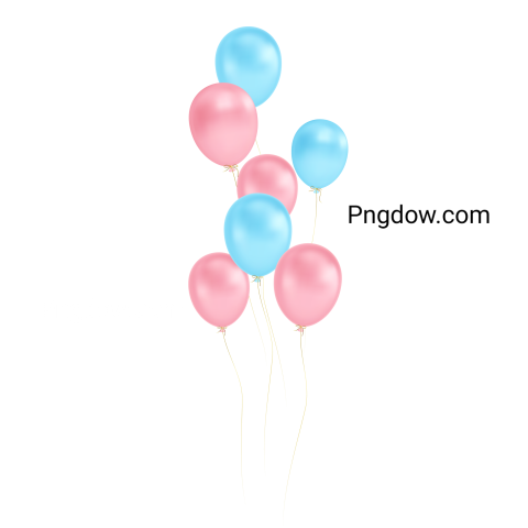 Blue pink balloons for Free