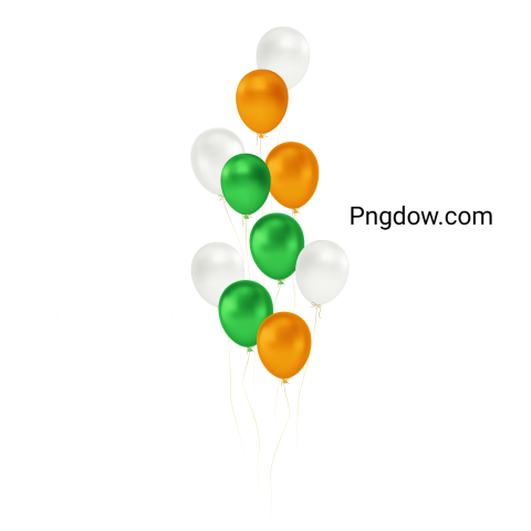 White orange green balloons for Free Download