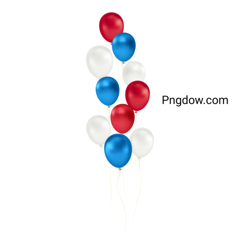 White blue red balloons for Free Download