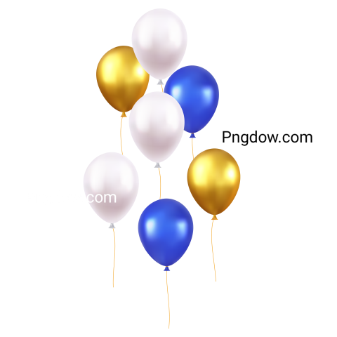 White gold blue balloons for Free Download (1)