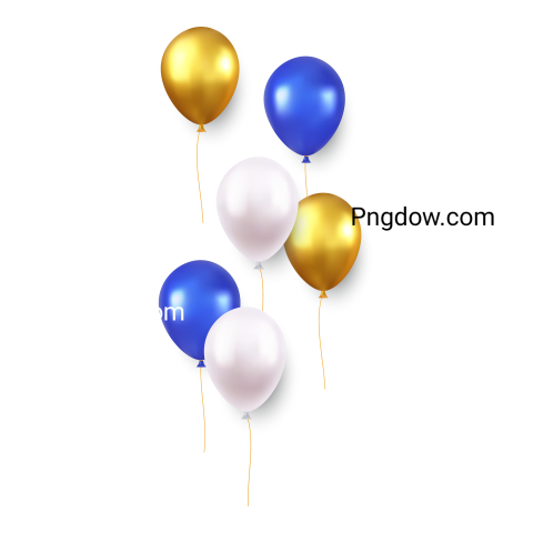 White gold blue balloons for Free Download (2)