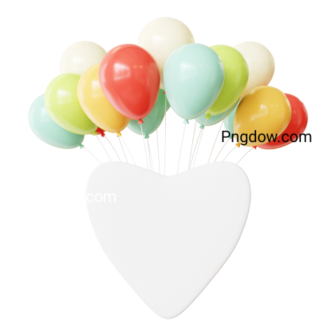 3D Birthday Color Balloon for Free Download (2)