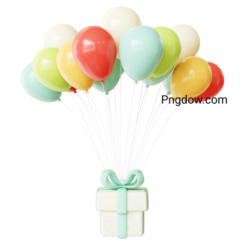 3D Birthday Color Balloon for Free Download (5)