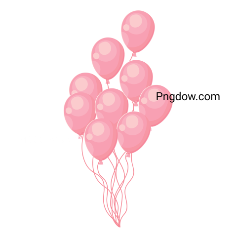 Pink balloon Png image for Free Download (22)