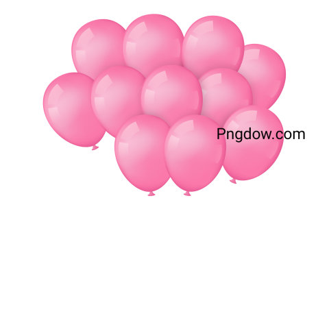 Pink balloon Png image for Free Download (8)