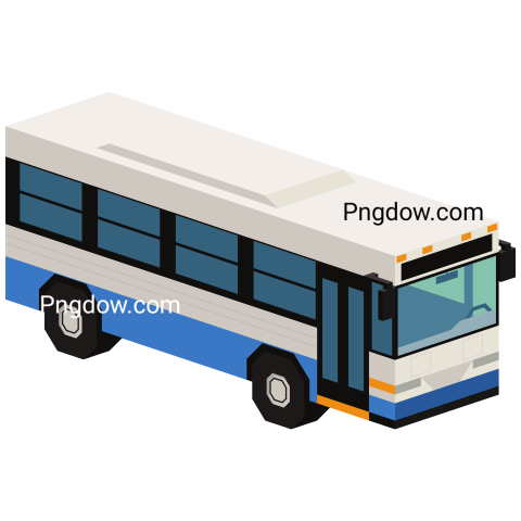 3D bus red Png transparent for Free Download (21)