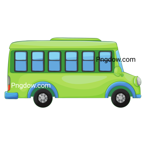 3D bus red Png transparent for Free Download (19)