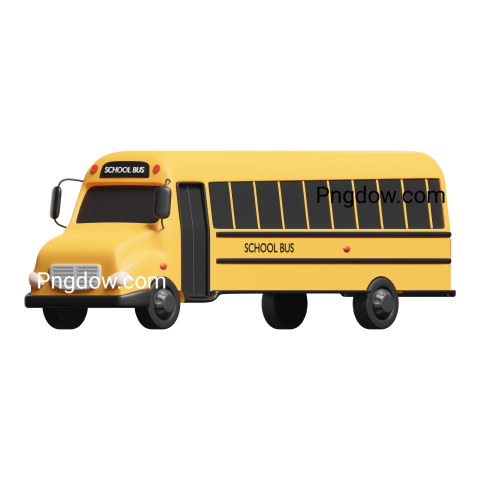 3D bus red Png transparent for Free Download (6)