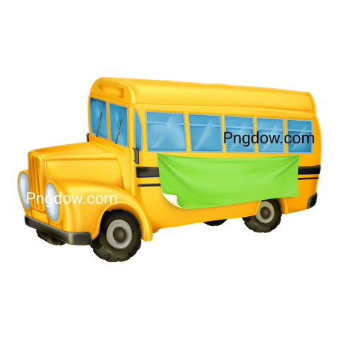 3D bus red Png transparent for Free Download (4)