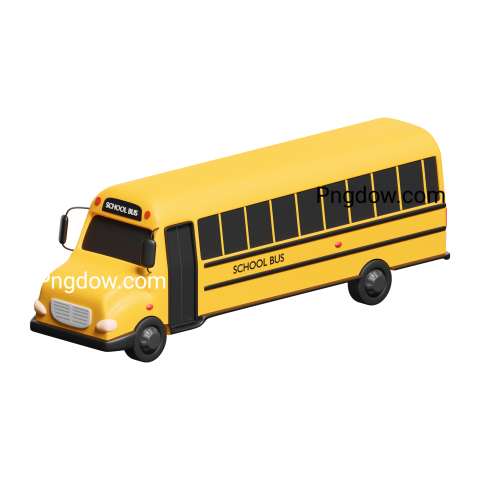 3D bus red Png transparent for Free Download (11)