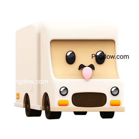 3D bus red Png transparent for Free Download (3)