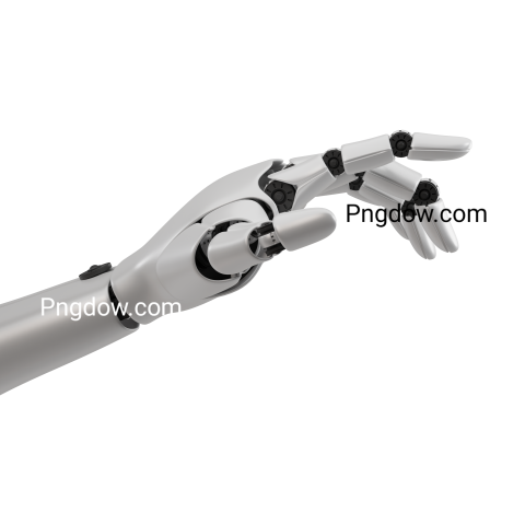 Robot hand artificial intelligence a i  machine learning technology Png free