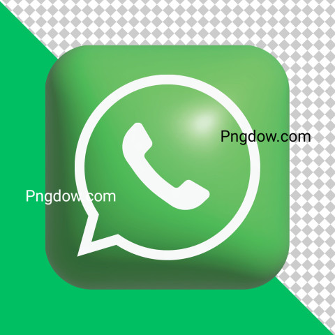 PSD for Free, 3d rendering ofWhatsApp icon