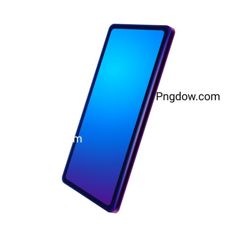 Smartphone 3D View Png for Free