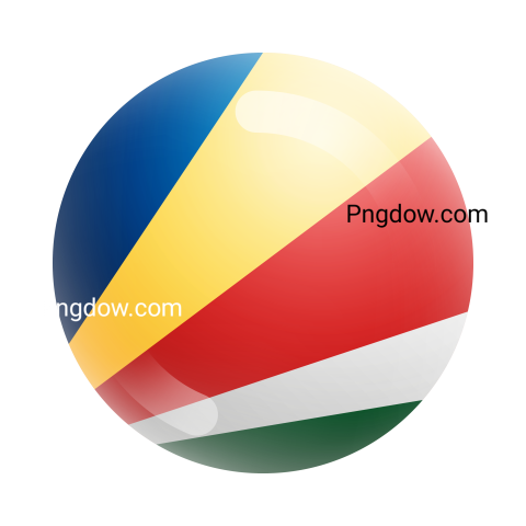 3D Seychelles Round Flag for Free