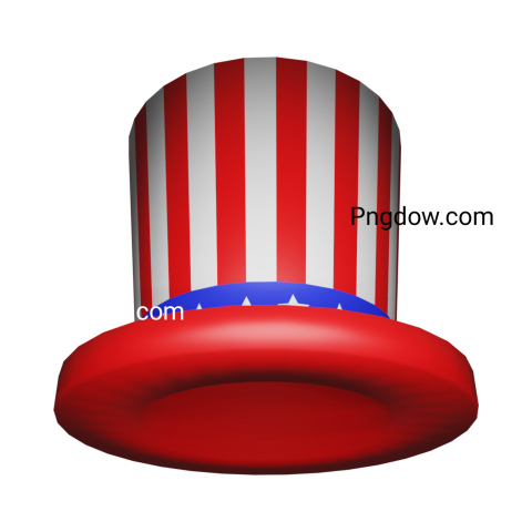 3D Independence Day America Hat