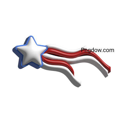 USA Independence Day 3d icon Star