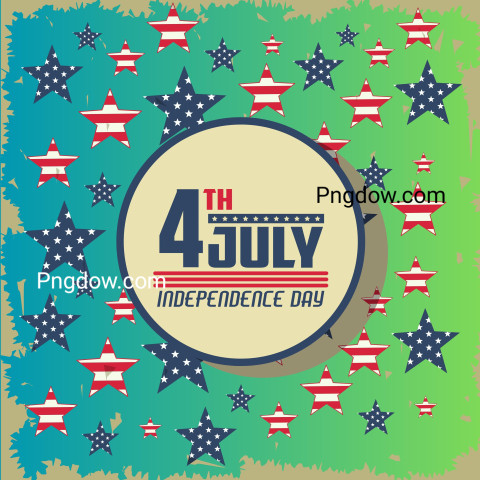 Happy Independence Day, 4th of July national holiday  Lettering image design vector illustration (11)