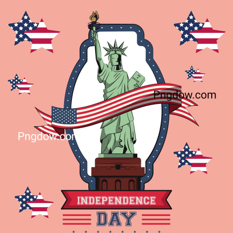 Happy Independence Day, 4th of July national holiday  Lettering image design vector illustration (6)