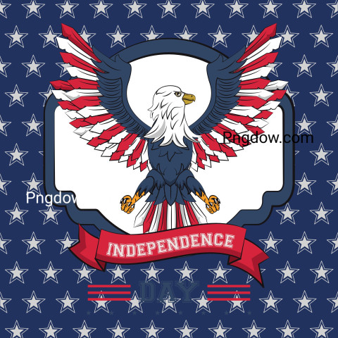 Happy Independence Day, 4th of July national holiday  Lettering image design vector illustration (7)