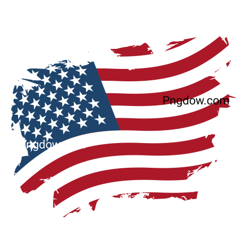 Free 4th of July Png images, Independence Day USA clipart, patriotic Png images, American flag transparent background, (166)