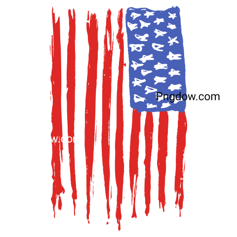 Free 4th of July Png images, Independence Day USA clipart, patriotic Png images, American flag transparent background, (146)
