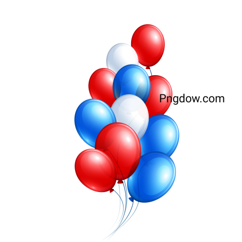 Free 4th of July Png images, Independence Day USA clipart, patriotic Png images, American flag transparent background, (147)