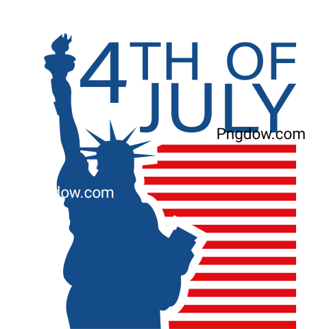 Free 4th of July Png images, Independence Day USA clipart, patriotic Png images, American flag transparent background, (152)