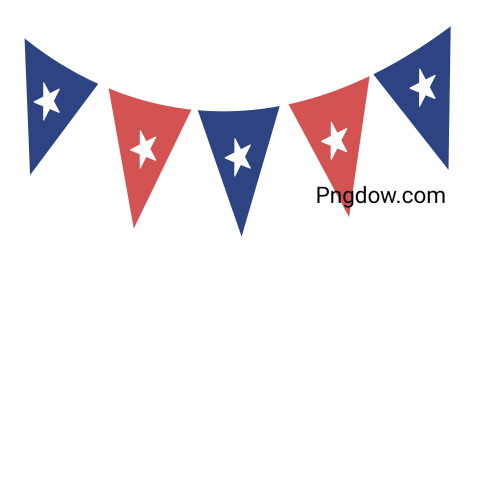 Free 4th of July Png images, Independence Day USA clipart, patriotic Png images, American flag transparent background, (116)