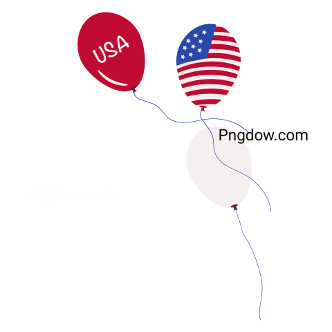Free 4th of July Png images, Independence Day USA clipart, patriotic Png images, American flag transparent background, (100)