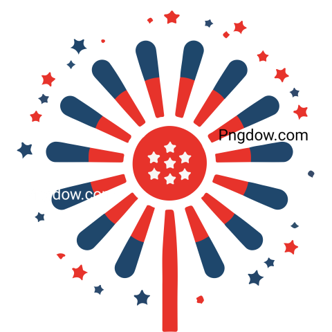 Free 4th of July Png images, Independence Day USA clipart, patriotic Png images, American flag transparent background, (75)