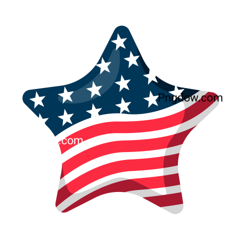 Free 4th of July Png images, Independence Day USA clipart, patriotic Png images, American flag transparent background, (50)