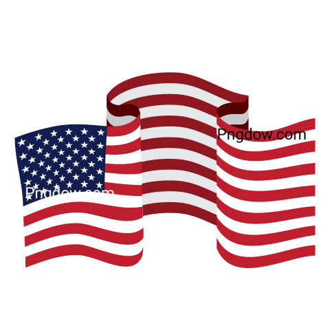 Free 4th of July Png images, Independence Day USA clipart, patriotic Png images, American flag transparent background, (54)