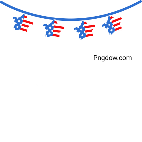 Free 4th of July Png images, Independence Day USA clipart, patriotic Png images, American flag transparent background, (17)