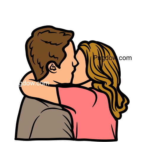 International Kissing Day Transparent Background for, Free Vector, (34)