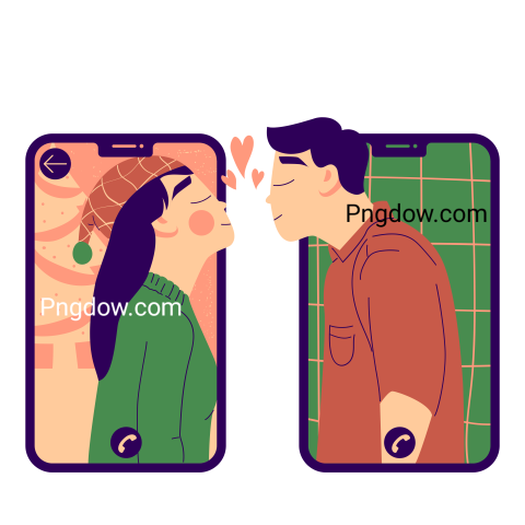 International Kissing Day Transparent Background for, Free Vector, (11)