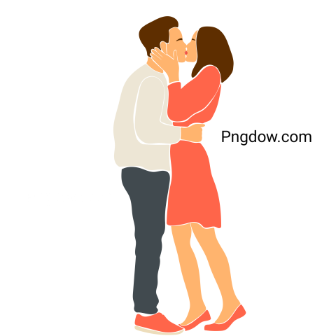 International Kissing Day Transparent Background for, Free Vector, (29)