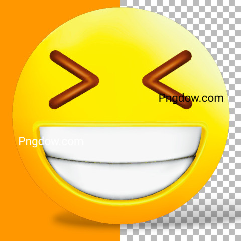 3d Emoji with Smiley Expression PSD transparent background, Free Vector