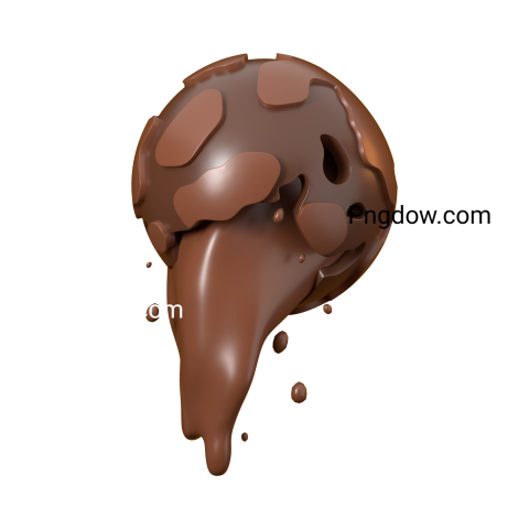 World chocolate day 3d render illustration with cracked earth for free Download