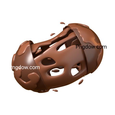 World chocolate day 3d render illustration with cracked earth for free