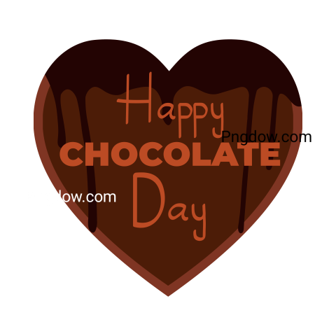 World Chocolate day illustration, Png transparent background for free (4)