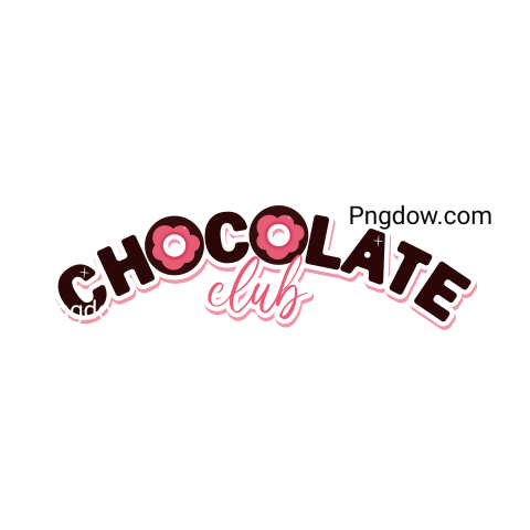 Lettering for World Chocolate Day Chocolate Club, Png transplant Background for free