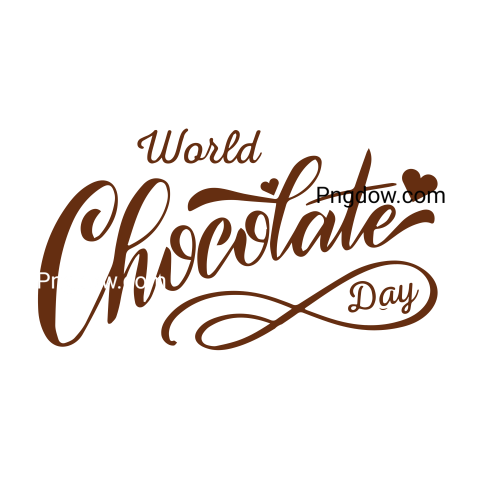 World Chocolate day illustration, Png transparent background for free (36)