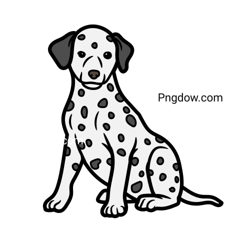 Dalmatian Png image with transparent background for free, Dalmatian, (30)