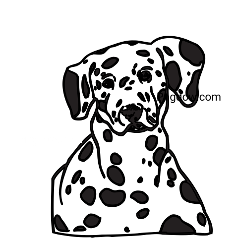 Dalmatian Png image with transparent background for free, Dalmatian, (4)