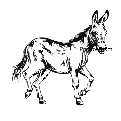 Donkey Png image with transparent background for free, Donkey, (5)