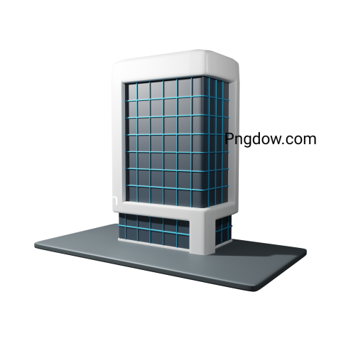 3d office building transparent Background Images for free
