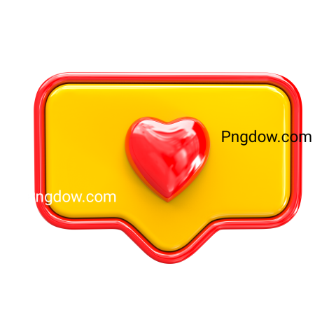 Free Png, Like Icon Design  3D Icon  (4)