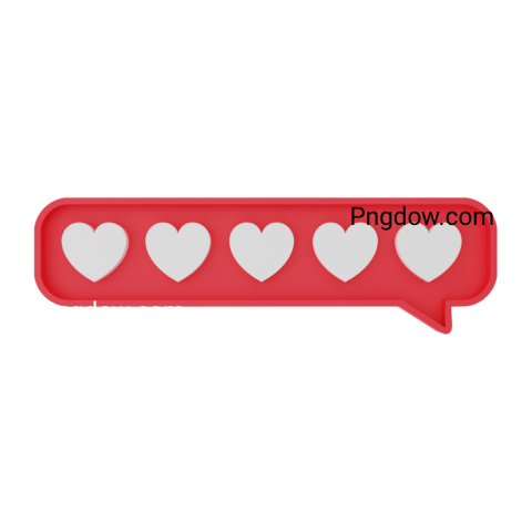Free Png, 3D Love Chat transparent Background