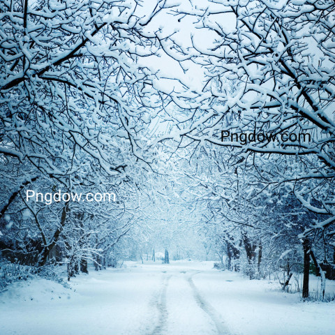 Winter landscape background for free